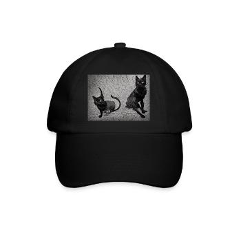 Feline - Baseball Cap - black/black - Front