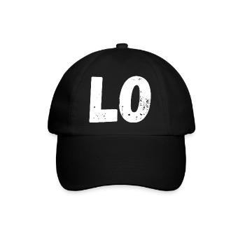 Liebe passendes T-Shirt Paar - Baseballkappe - Schwarz/Schwarz - Vorne