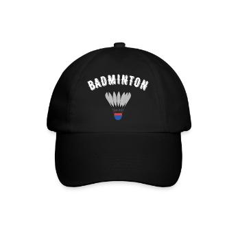 Badminton - Baseballkappe - Schwarz/Schwarz - Vorne