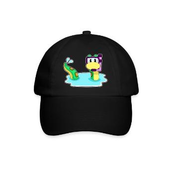 Snake Diver Snorkel Diving - Baseball Cap - black/black - Front