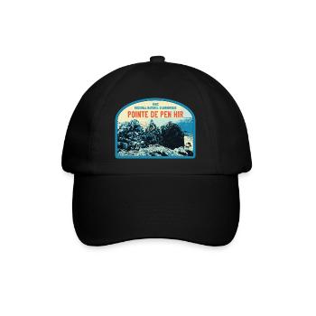 Parc régional d'Armorique, la Pointe de Pen Hir - Casquette classique - noir/noir - Devant