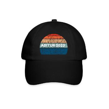 Abitur 2023 - Baseballkappe - Schwarz/Schwarz - Vorne