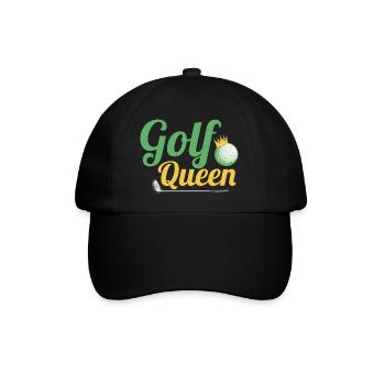 Golf Queen Par Tee Golfing - Baseball Cap - black/black - Front