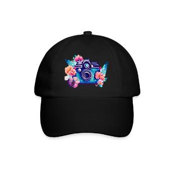 Camera Photographer Funny Photography Photographer - Baseball Cap - black/black - Front