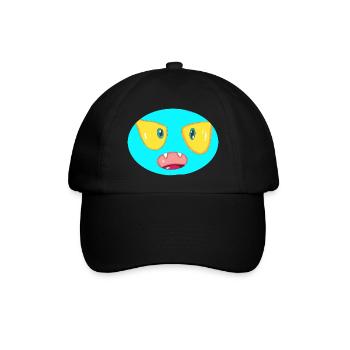 Monster - Baseballkappe - Schwarz/Schwarz - Vorne