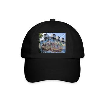 The difficulty of life - Baseball Cap - black/black - Front