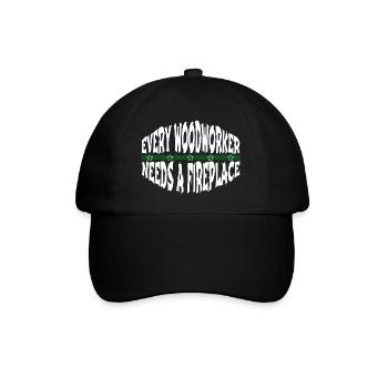 Les t-shirts de charpentier de l’Union adorent le marteau-piqueur - Casquette classique - noir/noir - Devant