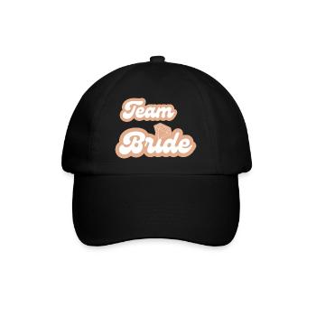 Team-Braut - Baseballkappe - Schwarz/Schwarz - Vorne