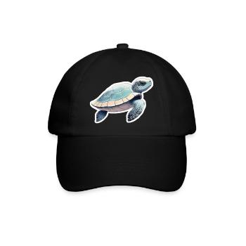 Turtle - Baseball Cap - black/black - Front