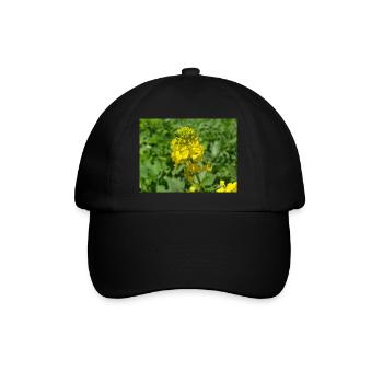 black mustard (in german Schwarzer Senf) - Baseball Cap - black/black - Front