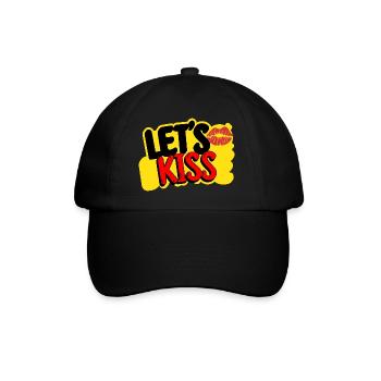 Embrassons-nous : parce qu’il y a de l’amour dans l’air ! - Casquette classique - noir/noir - Devant