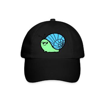 Escargot Cool - Casquette classique - noir/noir - Devant