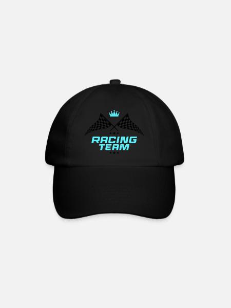 Équipe de course - Casquette classique - noir/noir