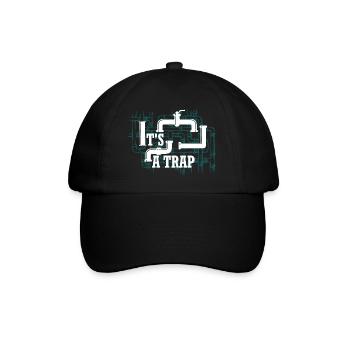 It's A Plumber Pipefitter Wrench - Baseball Cap - black/black - Front