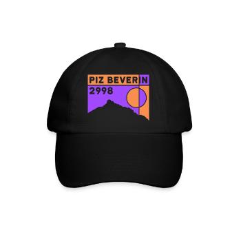 Piz Beverin Ski Tour Mountain Tour Tour Souvenirs Hiking - Baseball Cap - black/black - Front