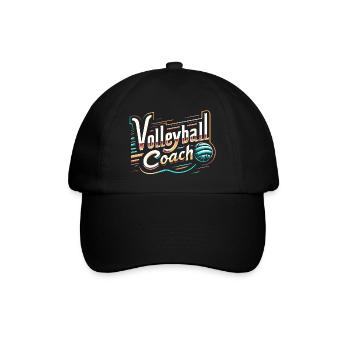 Volleyball Coach - Baseball Cap - black/black - Front