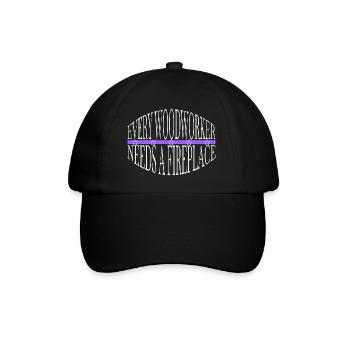 funny quote dad woodworking awesome carpenter - Baseball Cap - black/black - Front