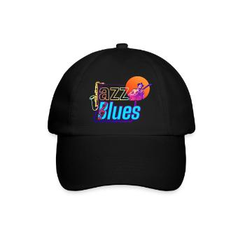 Musique Jazz et Blues | Ressentez la musique - Casquette classique - noir/noir - Devant