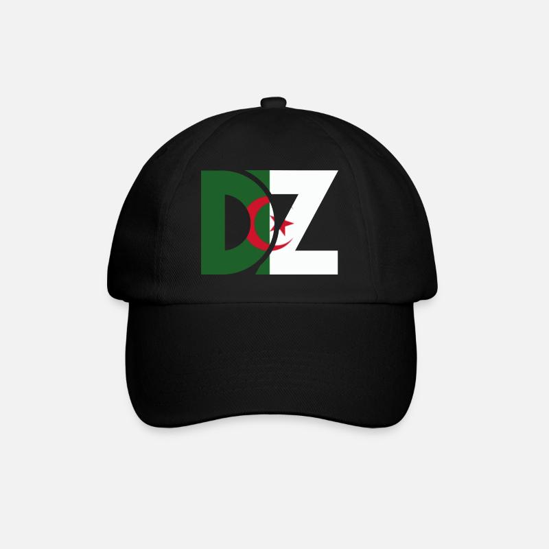 les DZ algériens-idée cadeau Algérie - Casquette classique - noir/noir