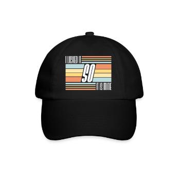 Je l’ai léché pour que ce soit le mien drôle de dire effronté - Casquette classique - noir/noir - Devant