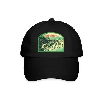 Majestät der Reisterrassen, Philippinen - Baseballkappe - Schwarz/Schwarz - Vorne