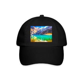 ALPINE PARADISE - Baseball Cap - black/black - Front
