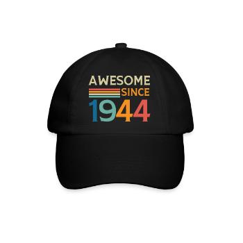 Awesome since 1944 - Casquette classique - noir/noir - Devant
