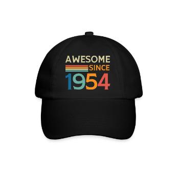 Awesome since 1954 - Casquette classique - noir/noir - Devant
