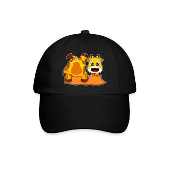Giraffe Hole - Baseball Cap - black/black - Front