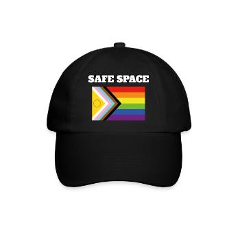 Inclusive Pride Pride SAFE SPACE - Baseball Cap - black/black - Front