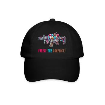 Crème glacée Conflict Freeze - Casquette classique - noir/noir - Devant