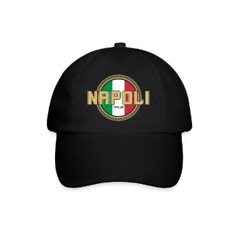 NAPOLI - Baseball Cap - black/black - Front
