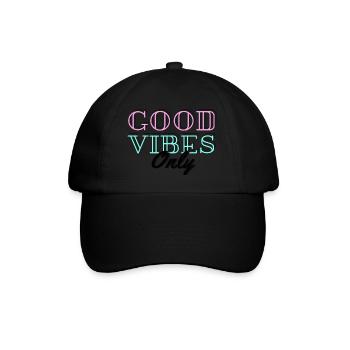 positive energy - Baseball Cap - black/black - Front