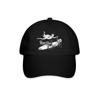 Flying Bike - Blanc - Casquette classique - noir/noir - Devant