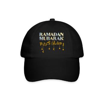 Ramadan Mubarak - Baseball Cap - black/black - Front