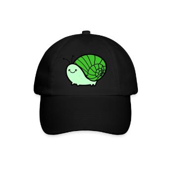 Escargot 02 - Casquette classique - noir/noir - Devant