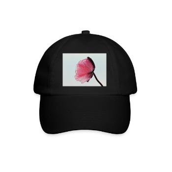 Pink Poppy - Baseballkappe - Schwarz/Schwarz - Vorne
