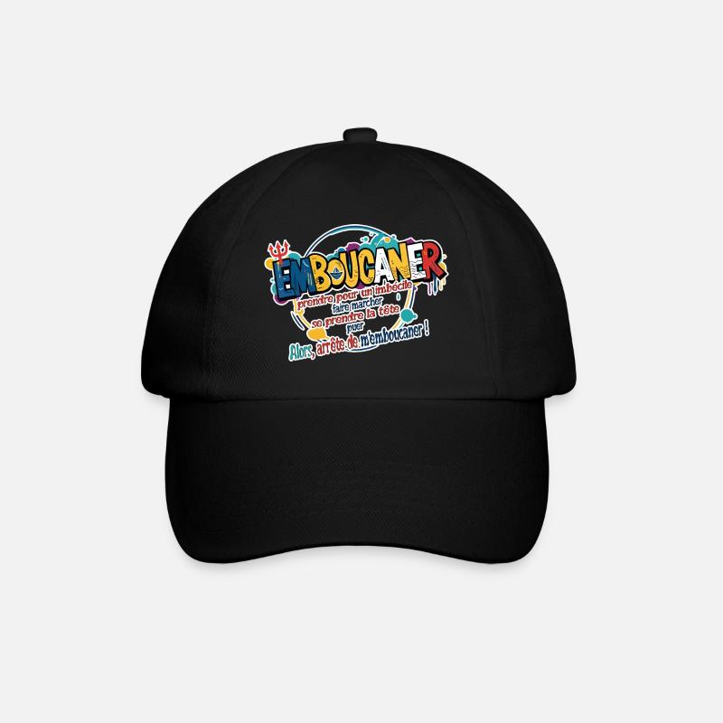 Marseille Slang Art - Emboucaner Expression Design - Casquette classique - noir/noir