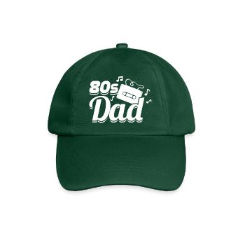 Papa des années 80 - Casquette classique - vert bouteille - Devant