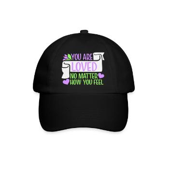 Tu es aimé, peu importe la compassion que tu ressens - Casquette classique - noir/noir - Devant