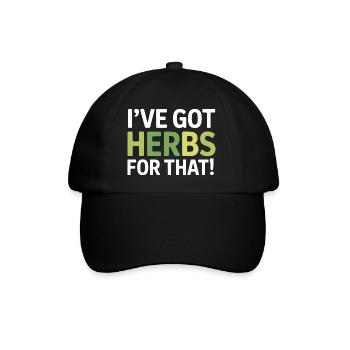 Naturopath I've Got Herbs For That Professional  - Baseball Cap - black/black - Front