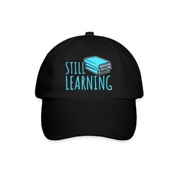 Toujours en apprentissage, progression, motivation des élèves - Casquette classique - noir/noir - Devant