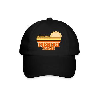 Pierogi Encore un raviolis, s’il vous plaît Cuisine polonaise - Casquette classique - noir/noir - Devant
