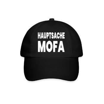 Mofa - Baseballkappe - Schwarz/Schwarz - Vorne