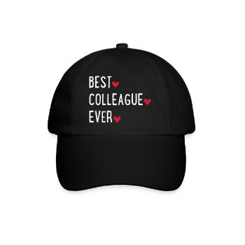 Meilleur collègue du monde - Casquette classique - noir/noir - Devant
