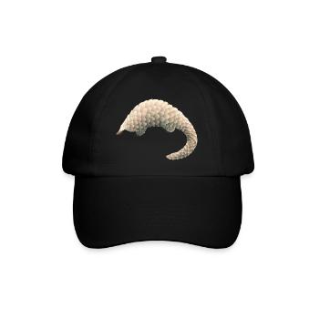 Schuppentier - Baseballkappe - Schwarz/Schwarz - Vorne