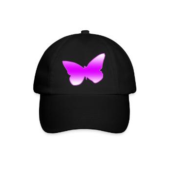 Butterfly - Baseball Cap - black/black - Front