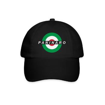 Paninaro - Baseball Cap - black/black - Front