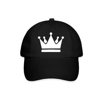 Cadeaux d’anniversaire Crown White Cadeaux d’anniversaire - Casquette classique - noir/noir - Devant