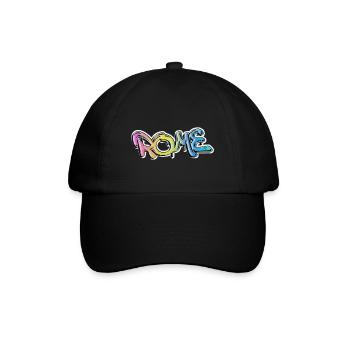 Rome Rome Italie Ville Graffiti Spray Sprayer - Casquette classique - noir/noir - Devant